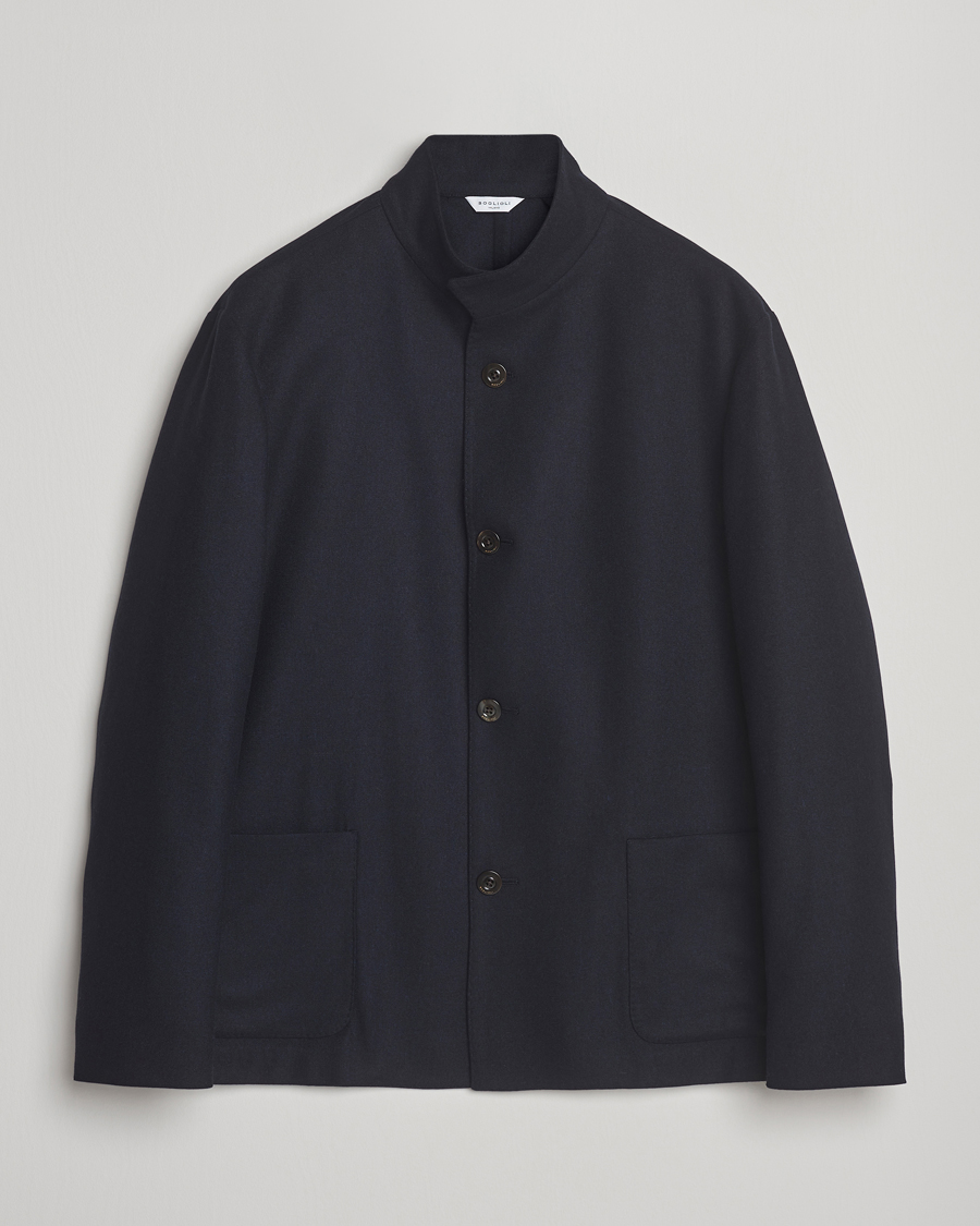 Herre | Jakker | Boglioli | Flannel Painter Jacket Navy