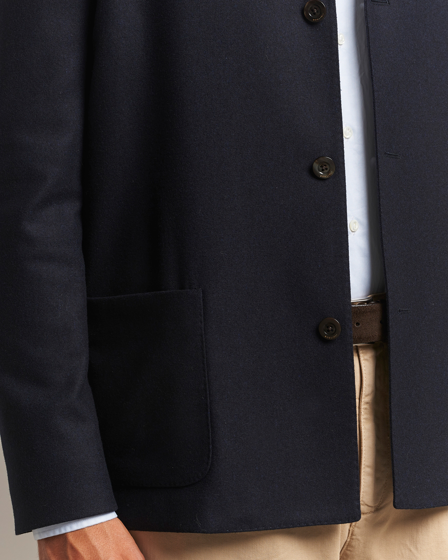 Herre | Jakker | Boglioli | Flannel Painter Jacket Navy