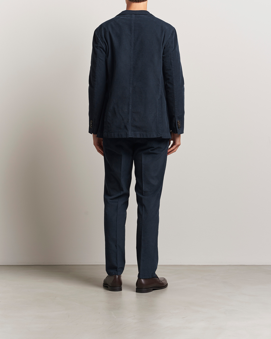 Herre | Dresser | Boglioli | K Jacket Baby Corduroy Suit Navy