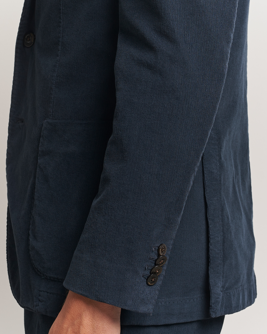 Herre | Dresser | Boglioli | K Jacket Baby Corduroy Suit Navy
