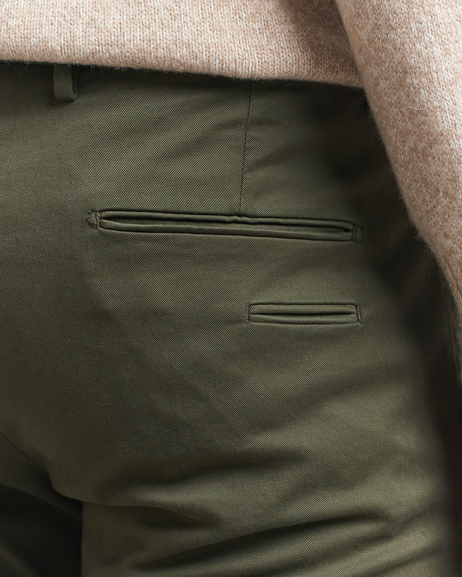 Herre | Bukser | Briglia 1949 | Slim Fit Cotton Stretch Chino Military
