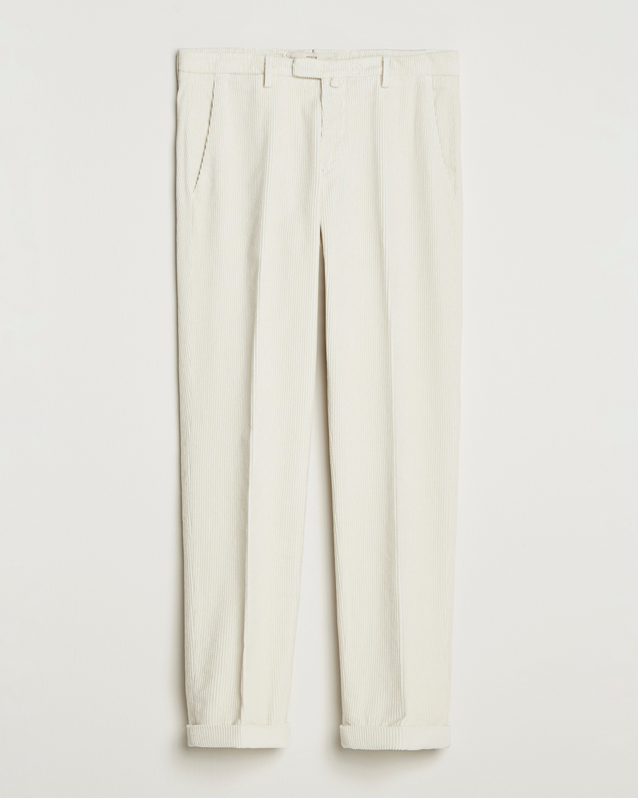 Herre | Bukser | Briglia 1949 | Slim Fit Corduroy Trousers Off White