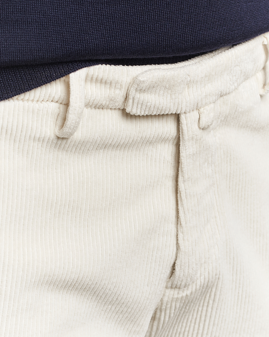 Herre | Bukser | Briglia 1949 | Slim Fit Corduroy Trousers Off White
