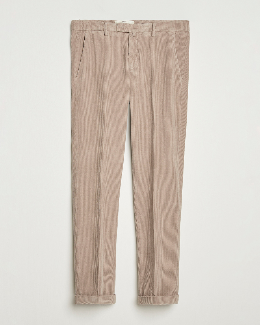 Herre | Bukser | Briglia 1949 | Slim Fit Corduroy Trousers Beige