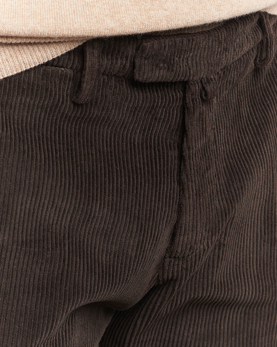Herre | Bukser | Briglia 1949 | Slim Fit Corduroy Trousers Dark Brown