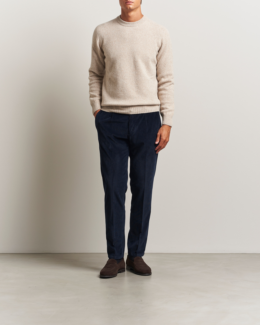 Herre | Bukser | Briglia 1949 | Easy Fit Corduroy Trousers Navy