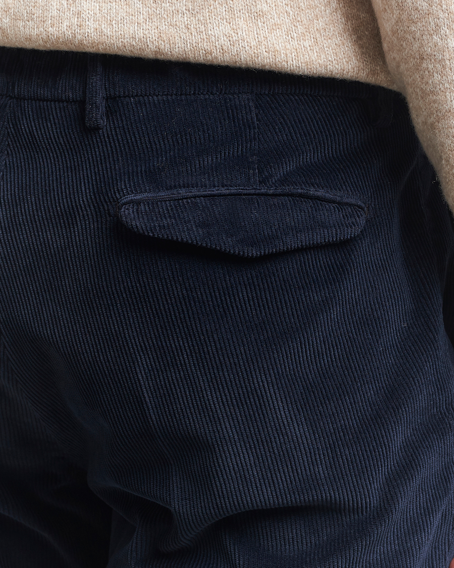 Herre | Bukser | Briglia 1949 | Easy Fit Corduroy Trousers Navy