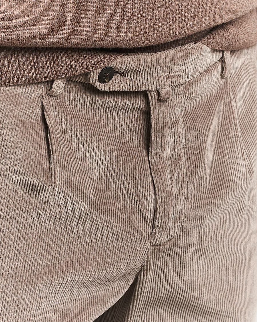 Herre | Bukser | Briglia 1949 | Easy Fit Corduroy Trousers Taupe