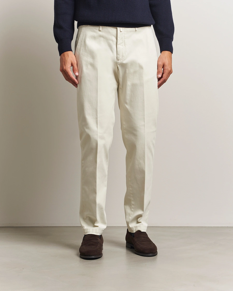Herre | Bukser | Briglia 1949 | Soho Tailored Easy Fit Chino Off White