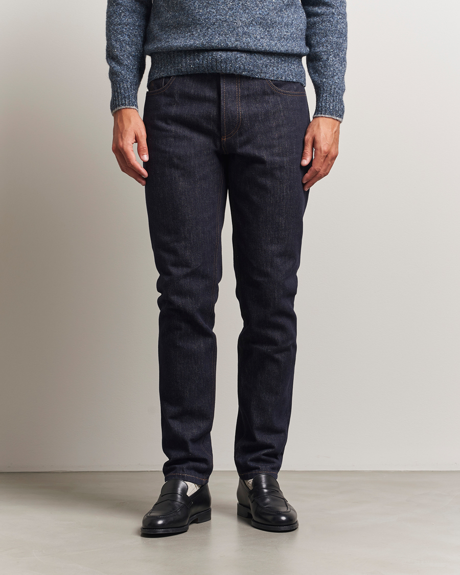 Herre | Jeans | Brunello Cucinelli | Traditional Fit Jeans Dark Indigo