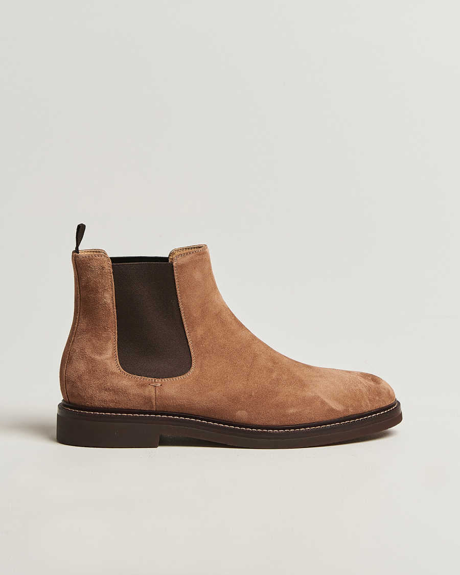 Herre | Støvler | Brunello Cucinelli | Chelsea Boots Brown Suede