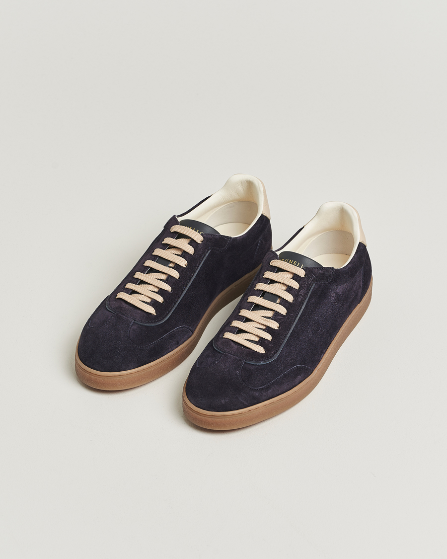 Herre | Sneakers | Brunello Cucinelli | Classic Sneakers Navy Suede