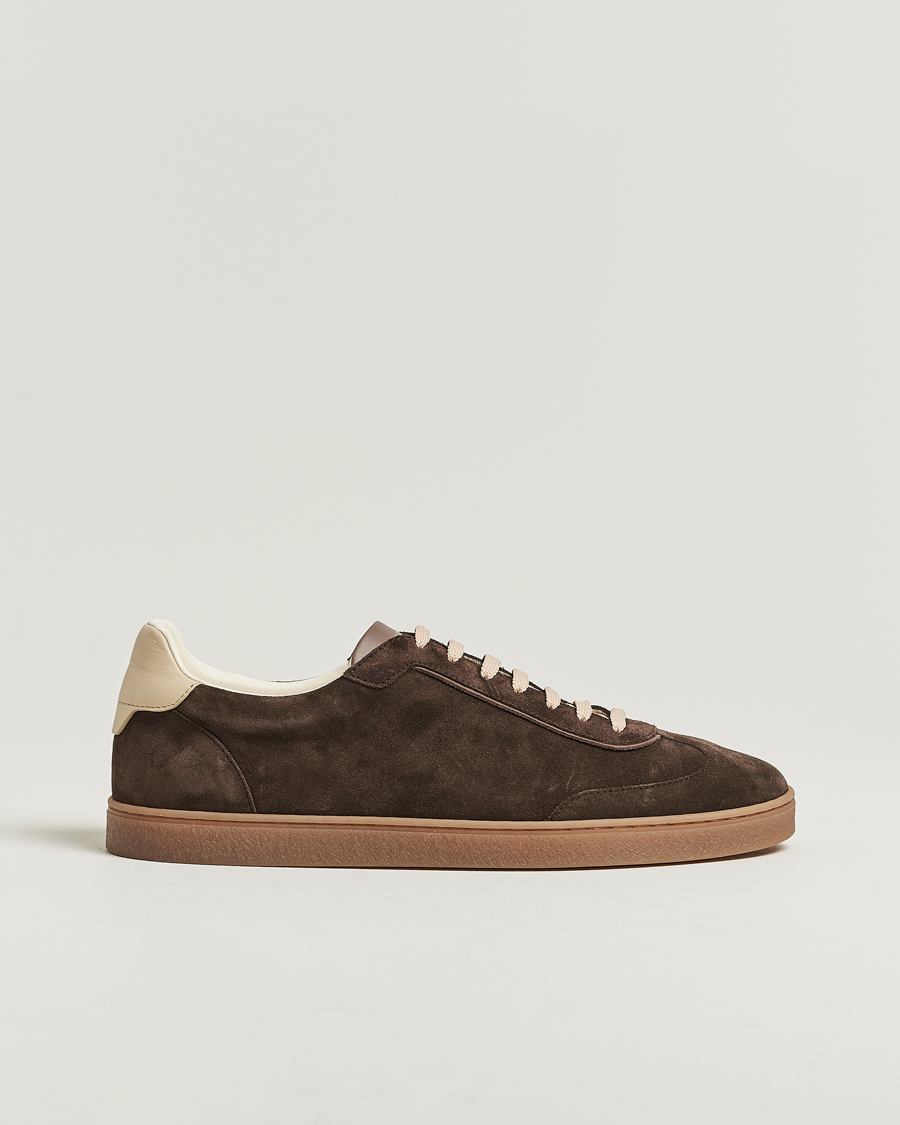 Herre | Sneakers | Brunello Cucinelli | Classic Sneakers Dark Brown Suede