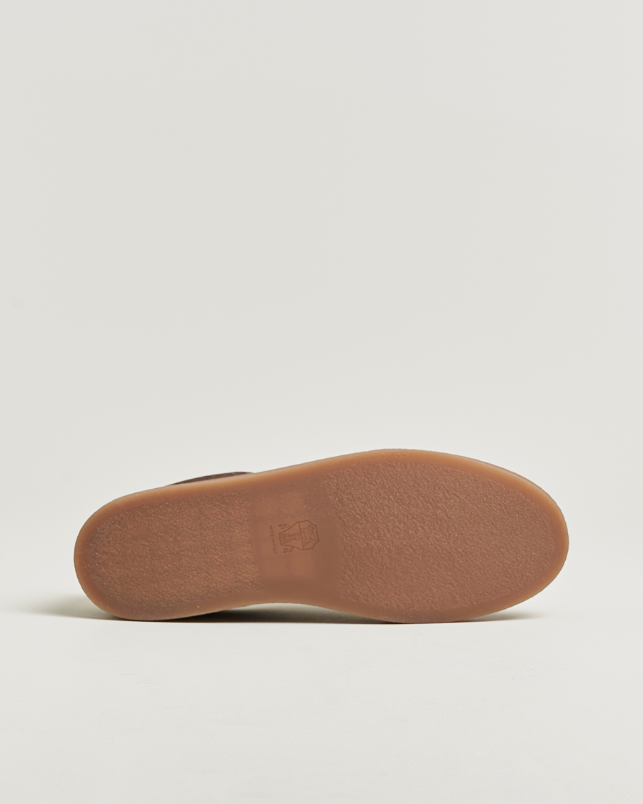 Herre | Sneakers | Brunello Cucinelli | Classic Sneakers Dark Brown Suede