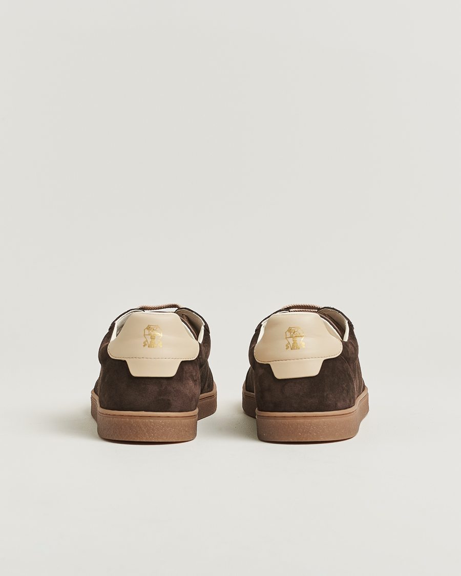 Herre | Sneakers | Brunello Cucinelli | Classic Sneakers Dark Brown Suede