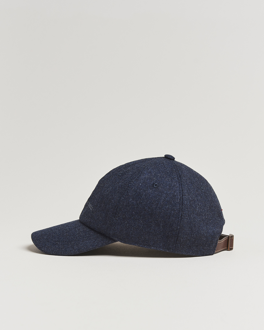 Herre | Hatter og capser | Brunello Cucinelli | Flannel Cap Navy