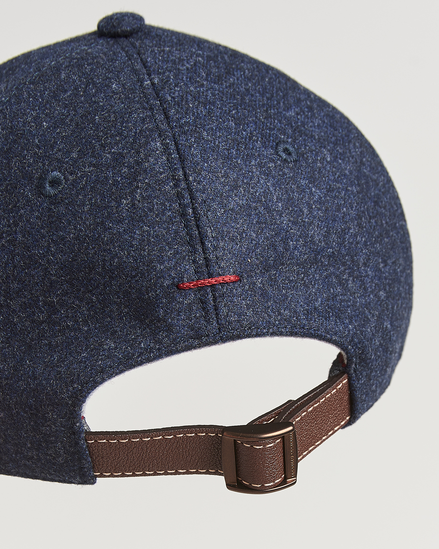 Herre | Hatter og capser | Brunello Cucinelli | Flannel Cap Navy