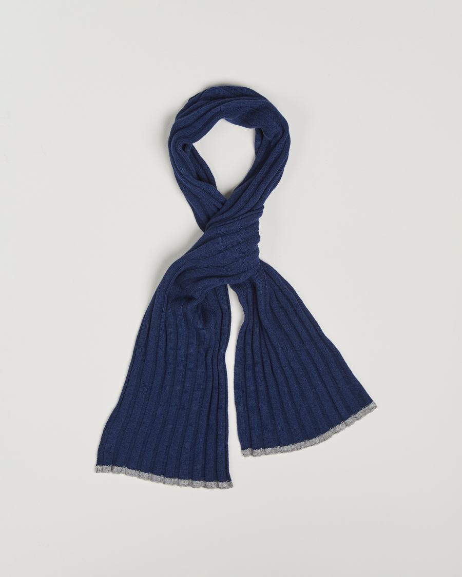 Herre | Skjerf | Brunello Cucinelli | Wool/Cashmere Scarf Navy