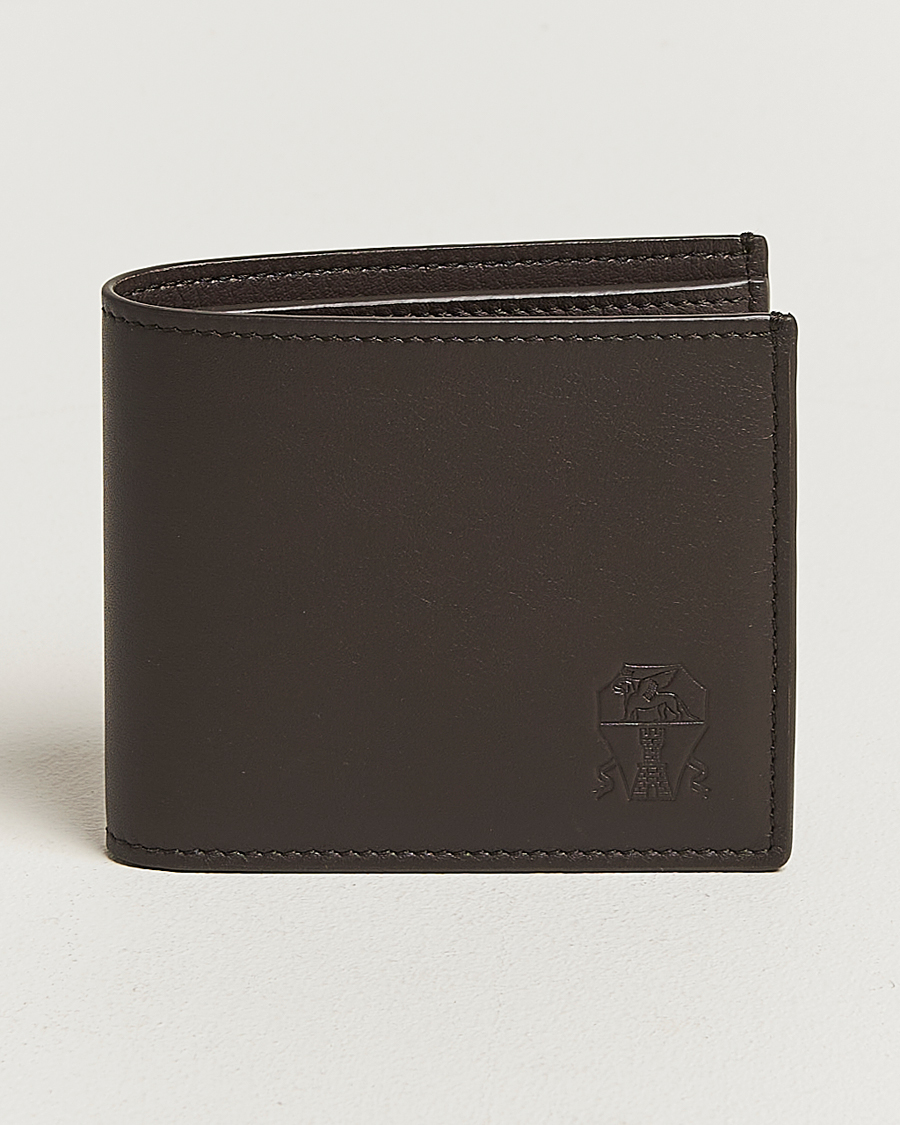 Herre | Lommebøker | Brunello Cucinelli | Leather Wallet Dark Brown Calf