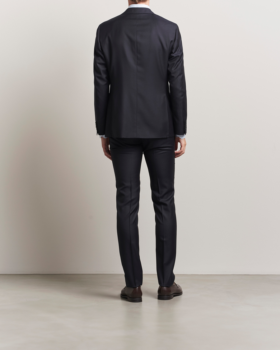 Herre | Dresser | Canali | Capri Wool 130s Suit Dark Blue