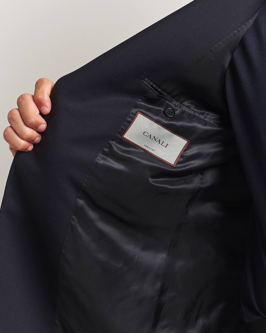 Herre | Dressjakker | Canali | Travel Wool Blazer Navy