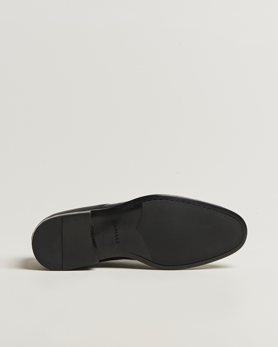 Herre | Derbys | Canali | Cap Toe Derby Black Calf