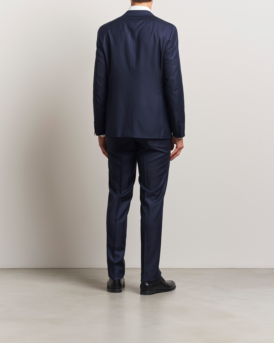 Herre | Dresser | Canali | Capri Wool Suit Navy