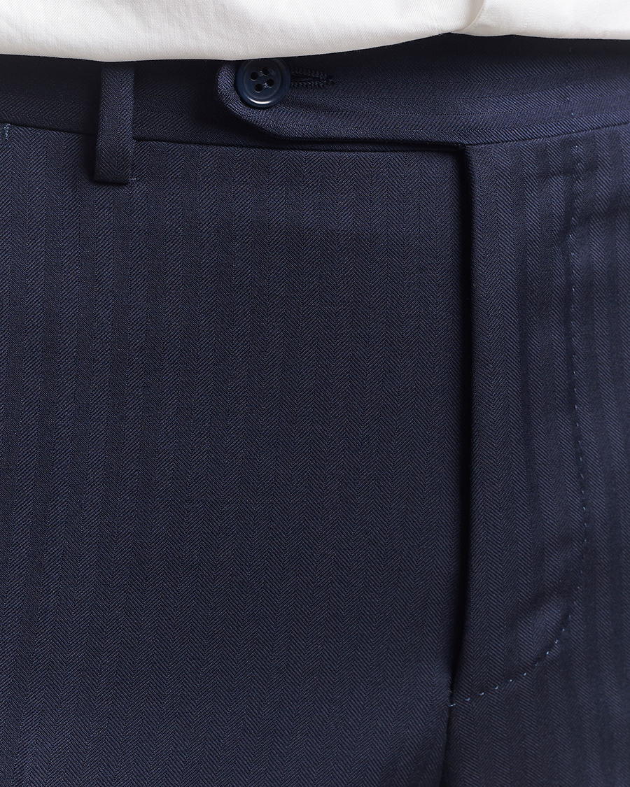 Herre | Dresser | Canali | Capri Wool Suit Navy
