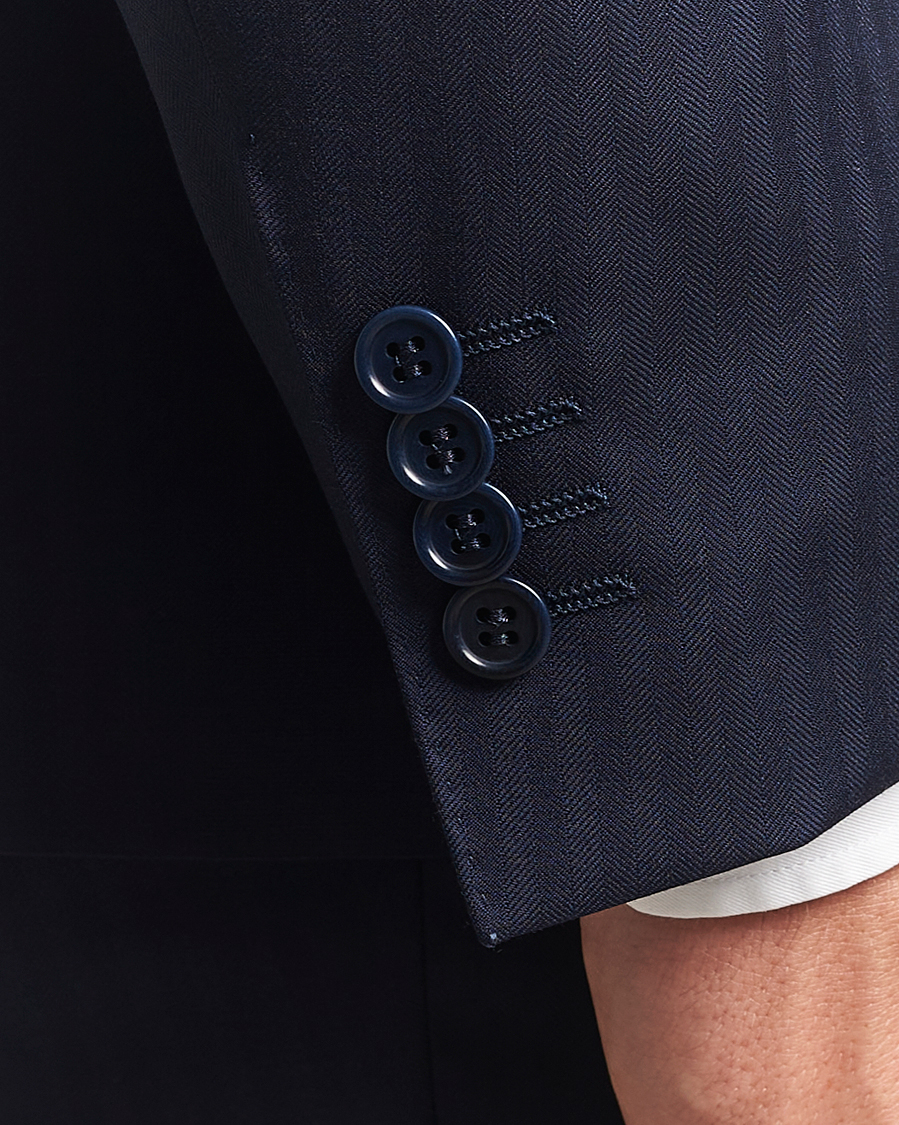 Herre | Dresser | Canali | Capri Wool Suit Navy