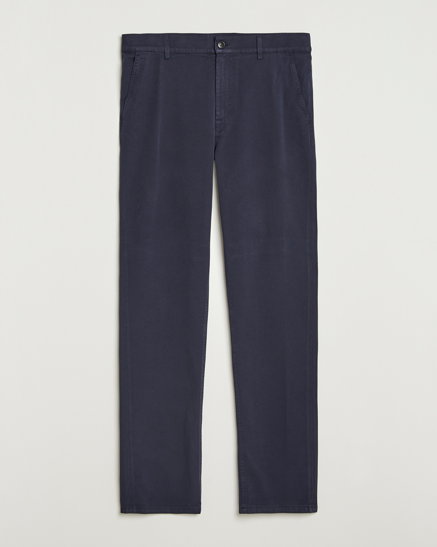 Herre | Bukser | Canali | Cotton Twill Chinos Navy
