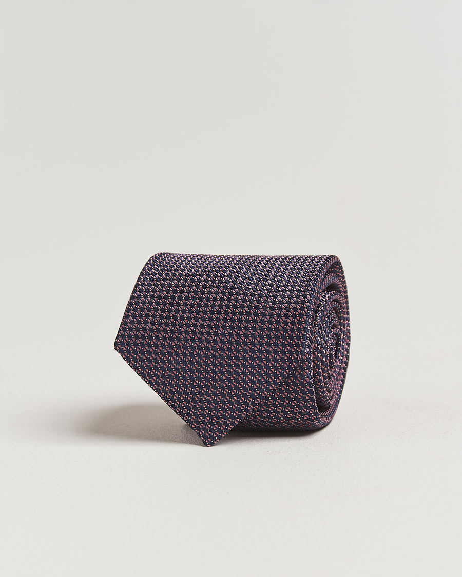 Herre | Slips | Canali | 5-Fold Silk Tie Pink