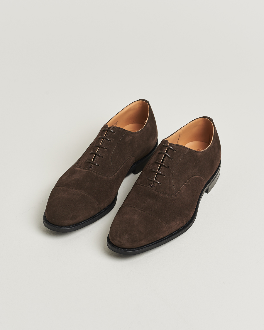 Herre | Oxfords | Church's | Consul Suede Oxford Dark Brown