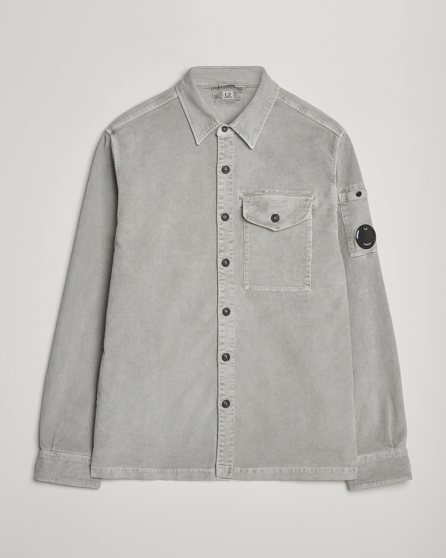 Herre | Skjorter | C.P. Company | Corduroy Lens Overshirt Grey