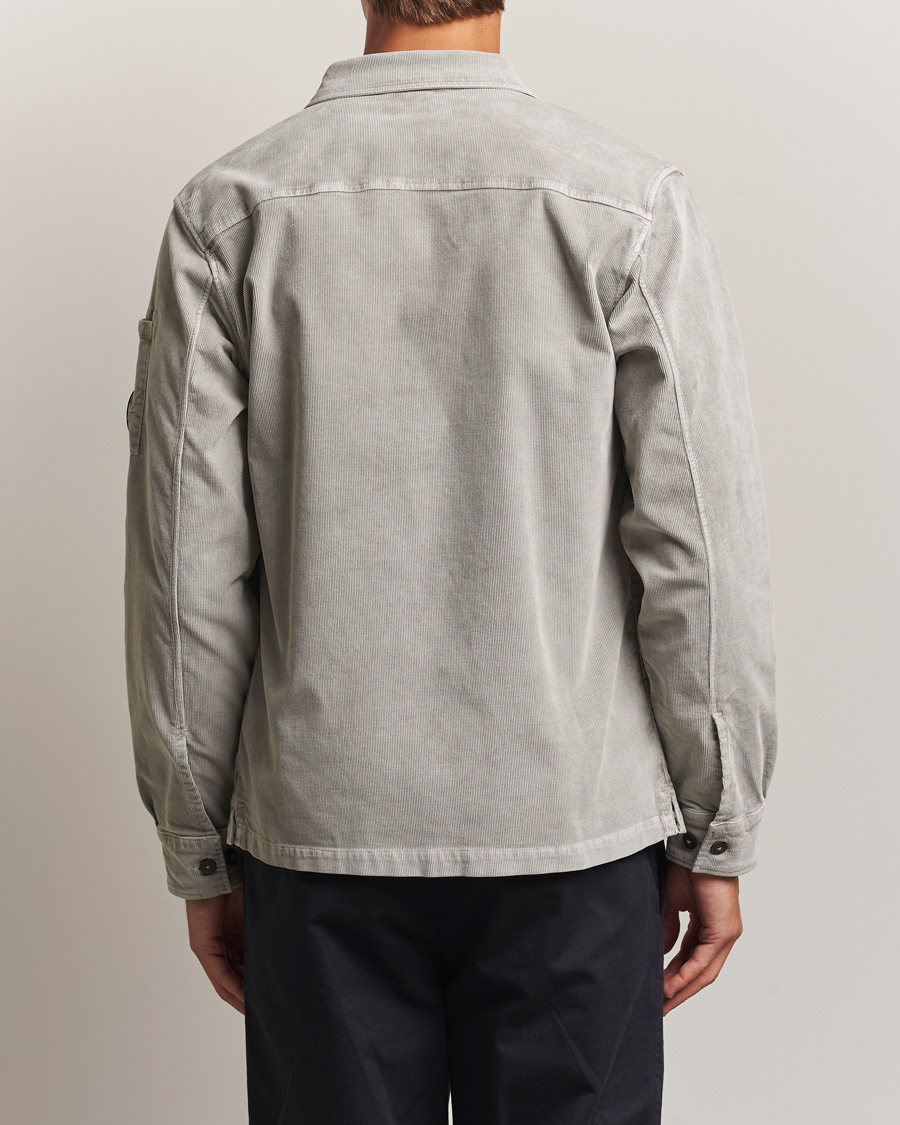 Herre | Skjorter | C.P. Company | Corduroy Lens Overshirt Grey
