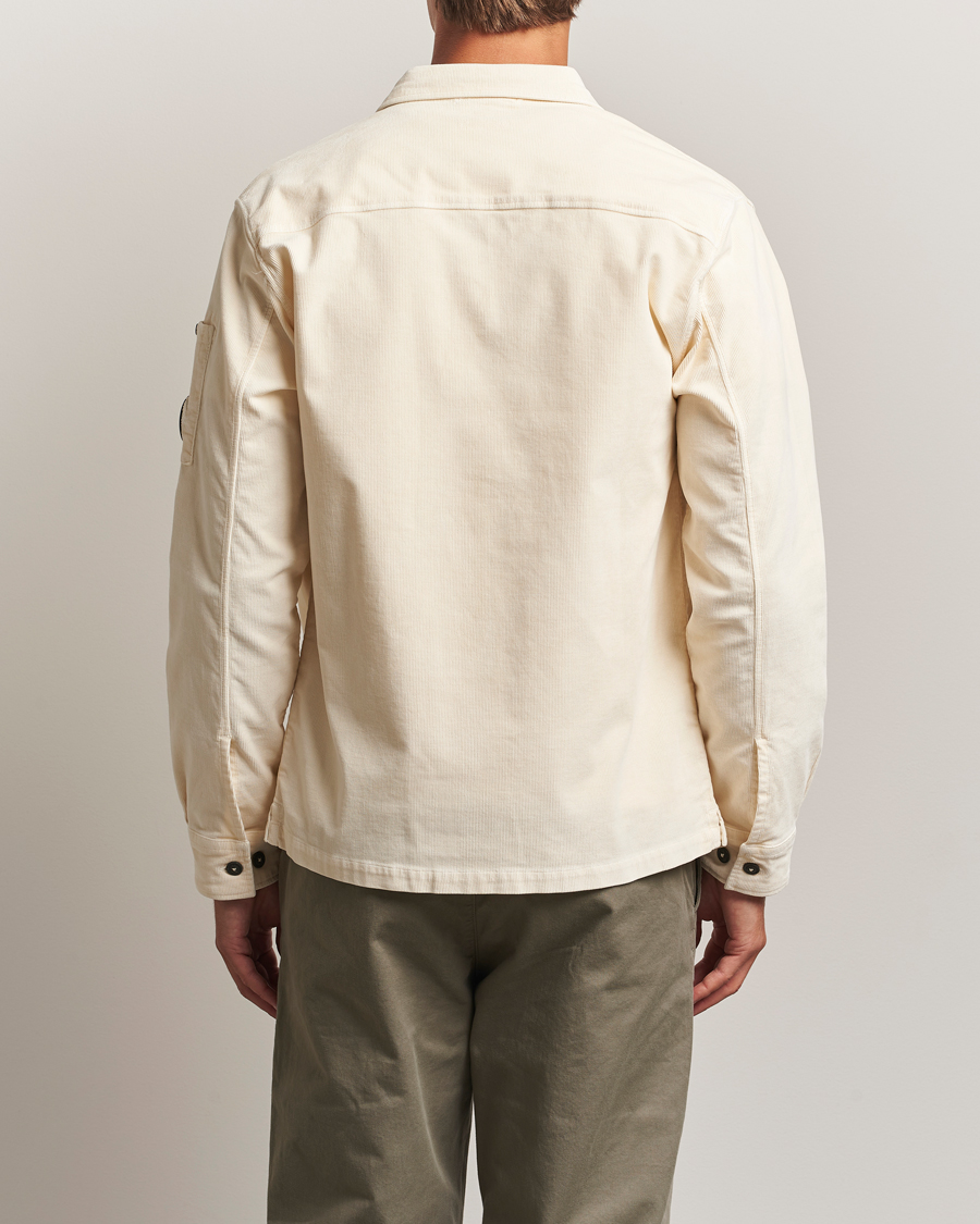 Herre | Skjorter | C.P. Company | Corduroy Lens Overshirt White