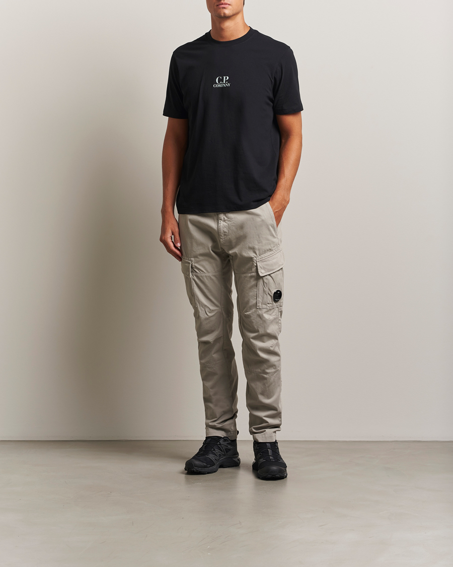 Herre | Bukser | C.P. Company | Stretch Satin Lens Cargo Pants Grey