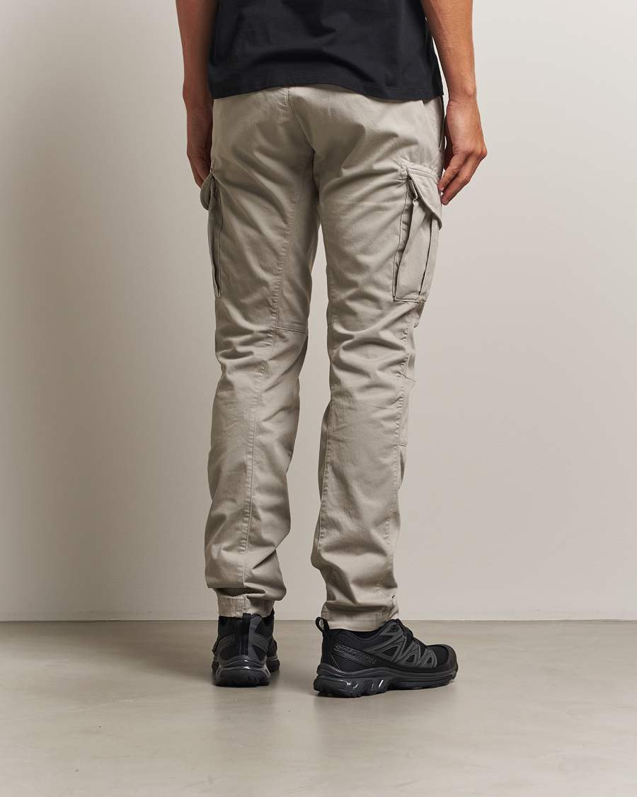 Herre | Bukser | C.P. Company | Stretch Satin Lens Cargo Pants Grey