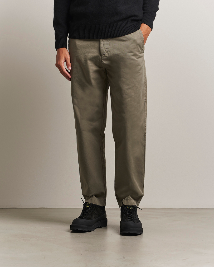 Herre | Bukser | C.P. Company | Cotton Gabardine Chino Grey