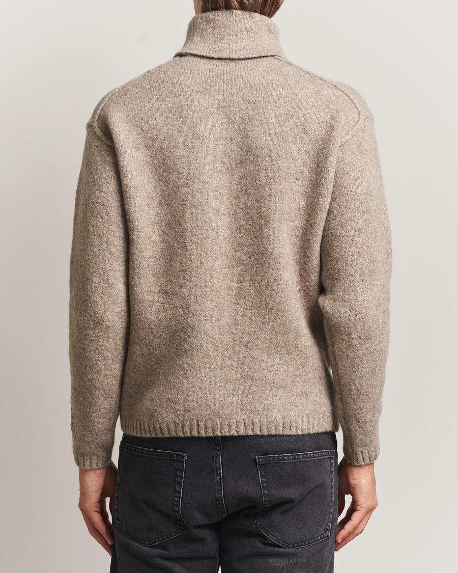 Herre | Gensere | C.P. Company | Merino Extra Fine Knitted Polo Taupe