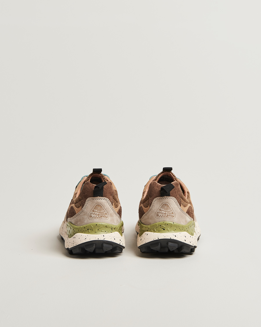 Herre | Sneakers | Flower Mountain | Yamano 3 Suede/Tweed Wool Sneaker Brown