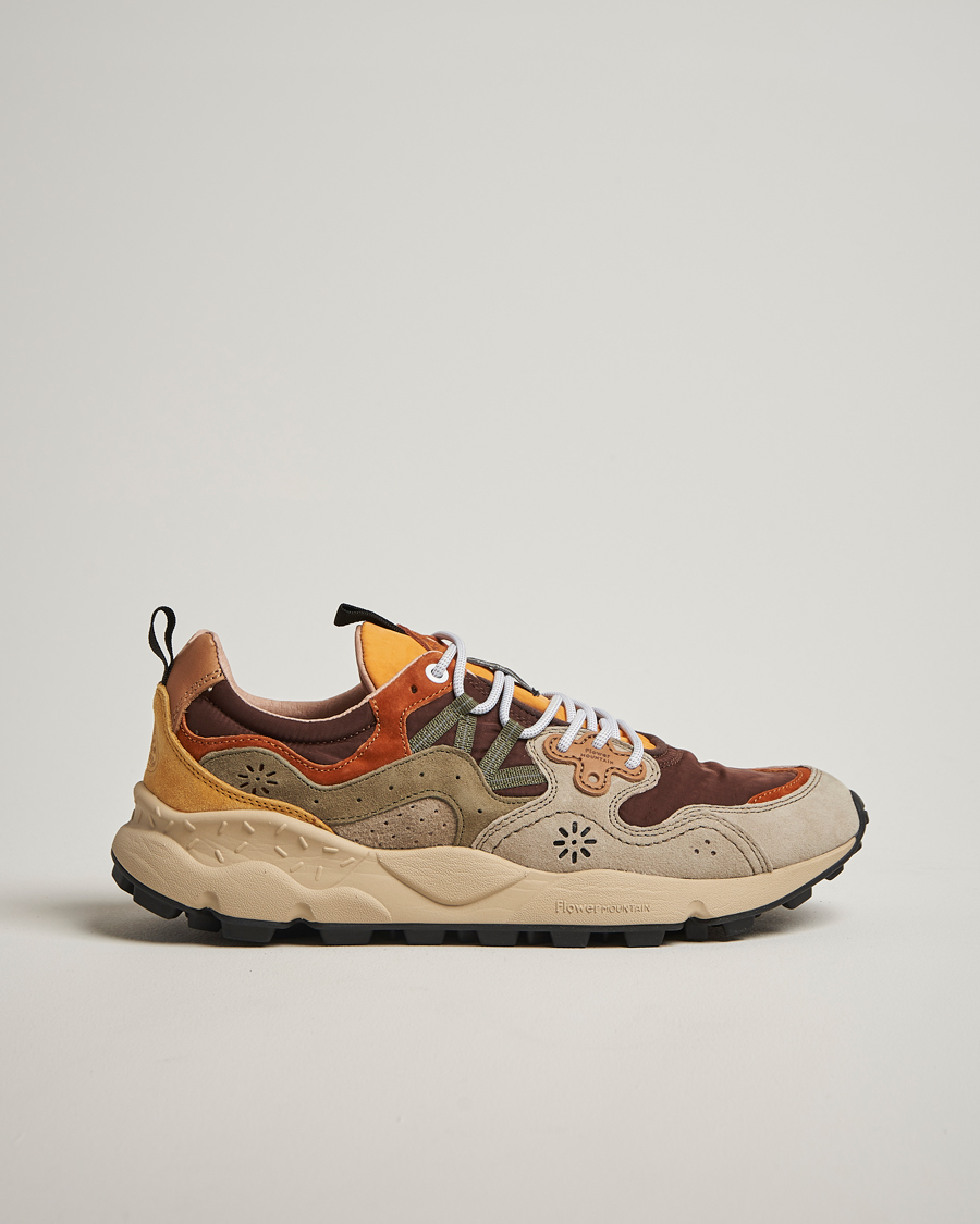 Herre | Sneakers | Flower Mountain | Yamano 3 Suede/Nylon Sneaker Olive