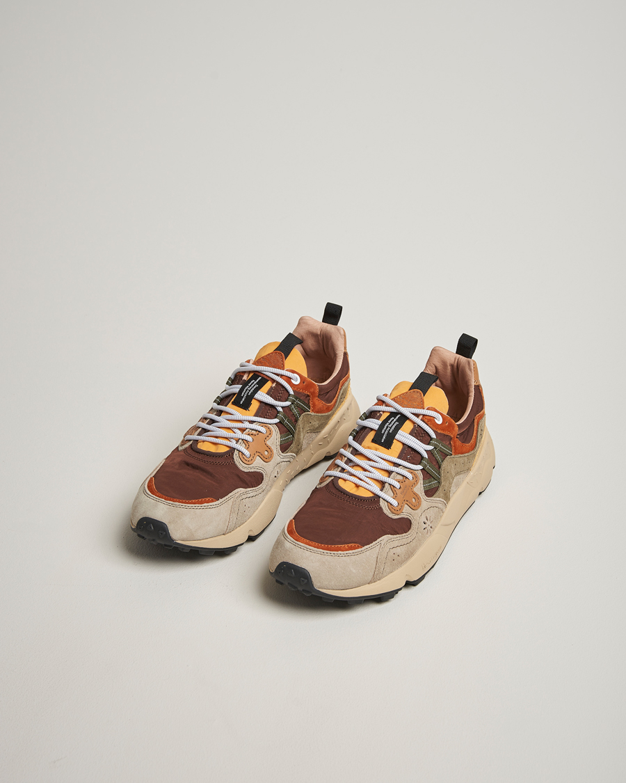 Herre | Sneakers | Flower Mountain | Yamano 3 Suede/Nylon Sneaker Olive