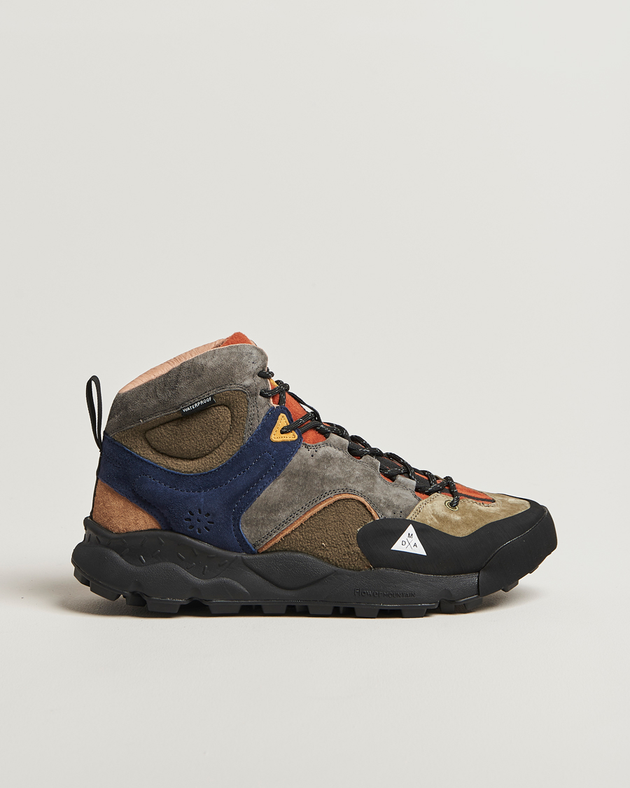 Herre | Sneakers | Flower Mountain | Back Country Mid Suede/Leather Sneaker Multi