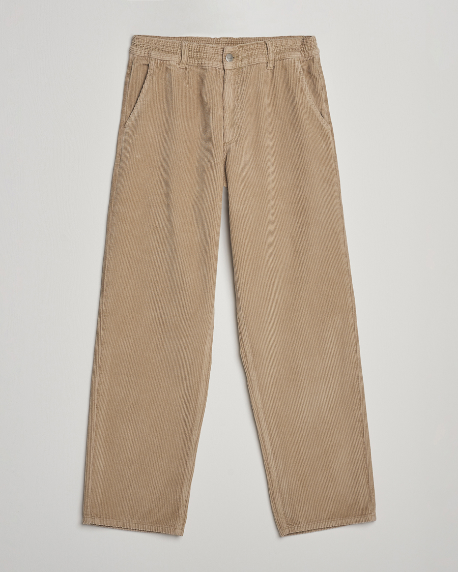 Herre | Bukser | Forét | Clay Corduroy Pants Khaki