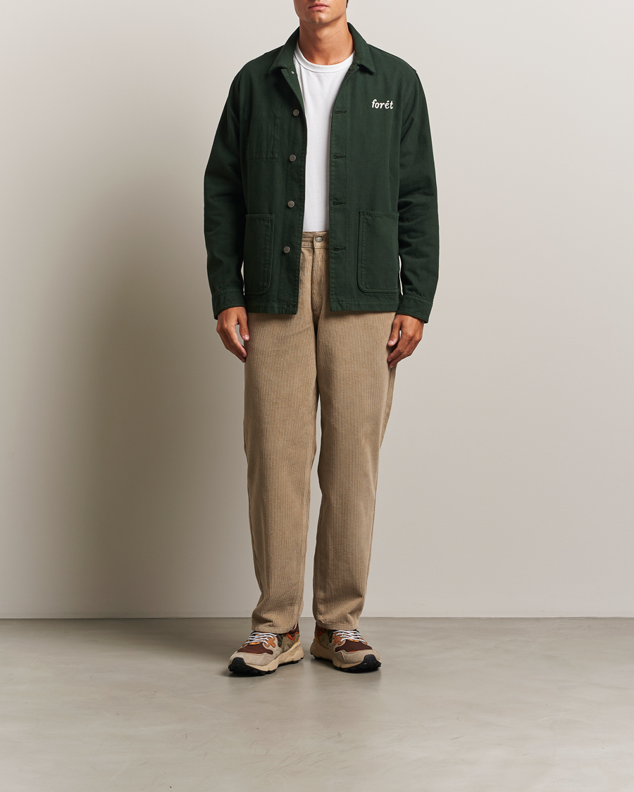 Herre | Bukser | Forét | Clay Corduroy Pants Khaki