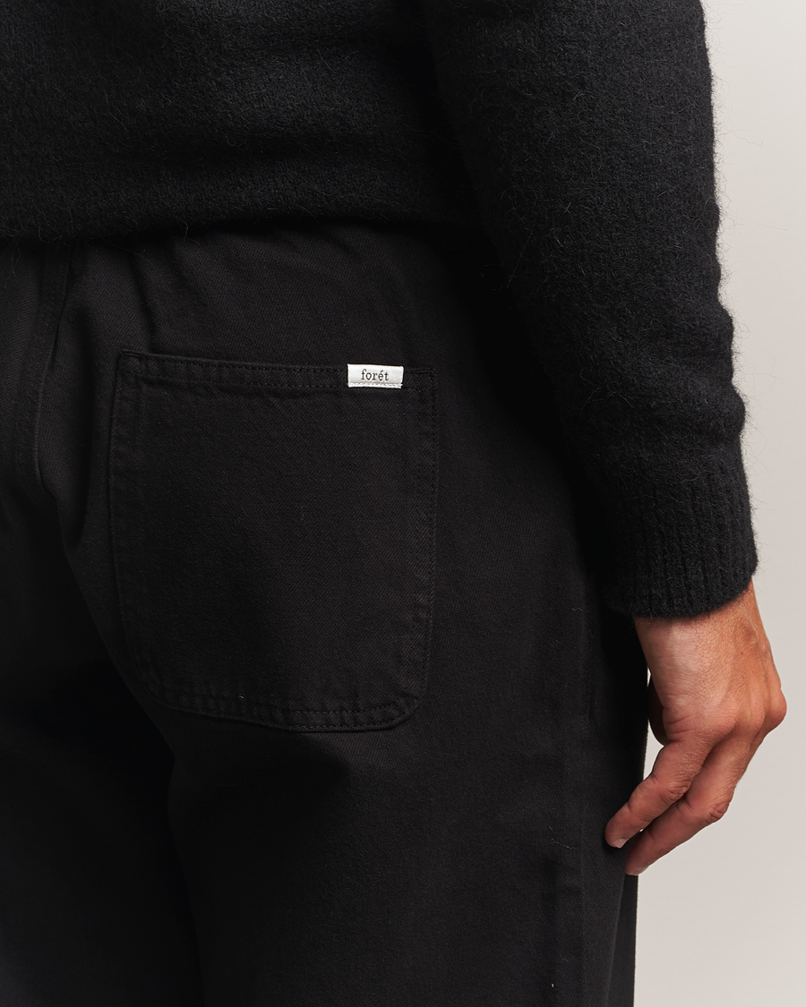 Herre | Bukser | Forét | Clay Twill Pants Black