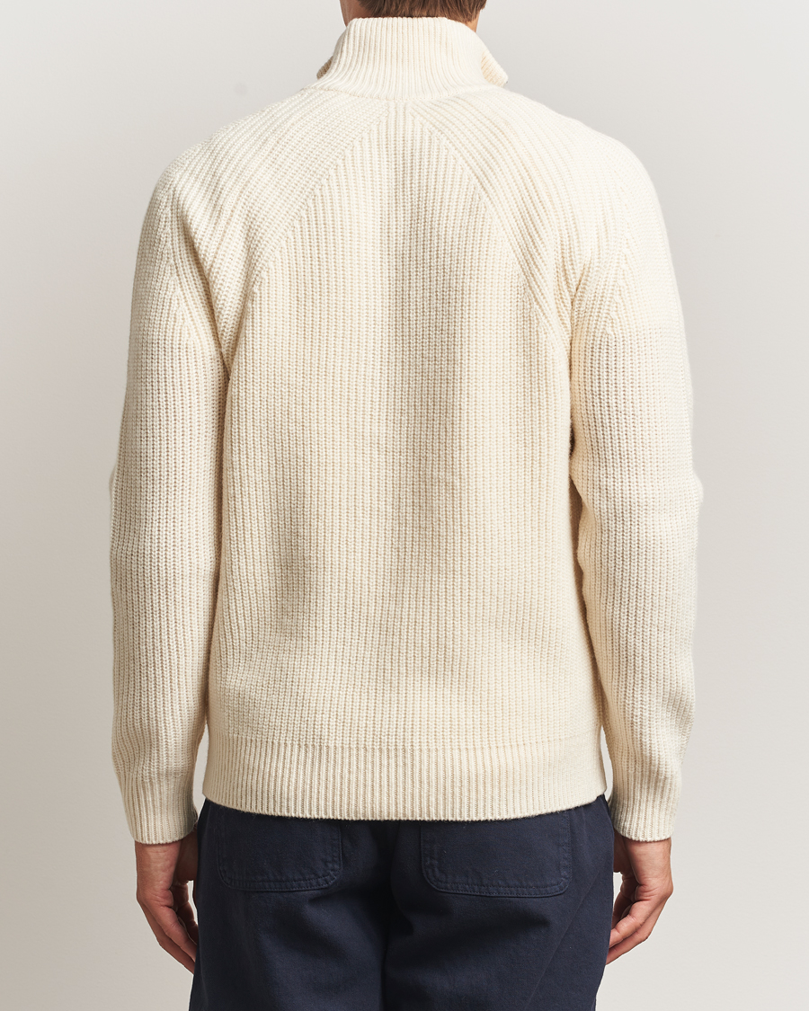 Herre | Gensere | Forét | Delta Wool Zip Knit Cloud