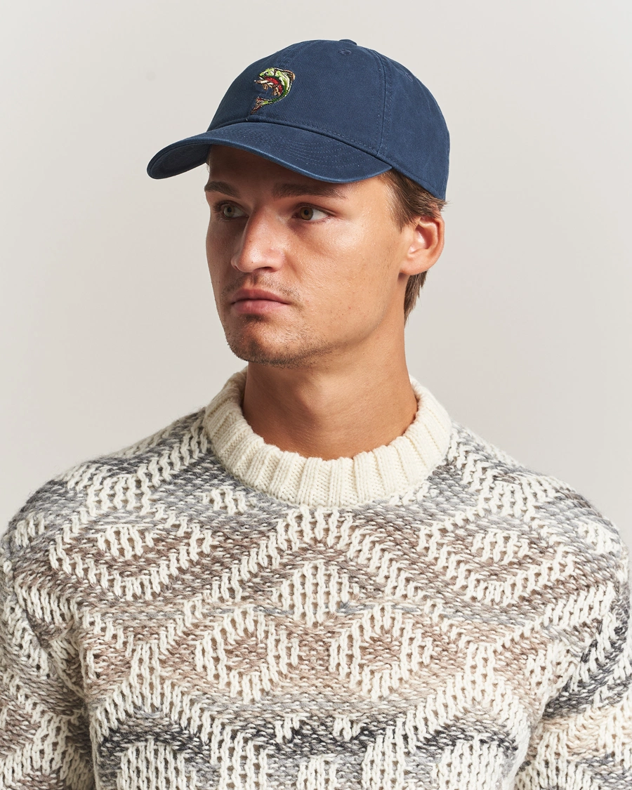 Herre | Hatter og capser | Forét | Fish Washed Cap Navy
