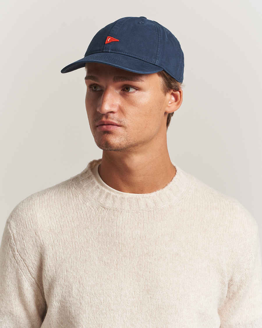 Herre | Hatter og capser | Forét | Flag Washed Cap Navy