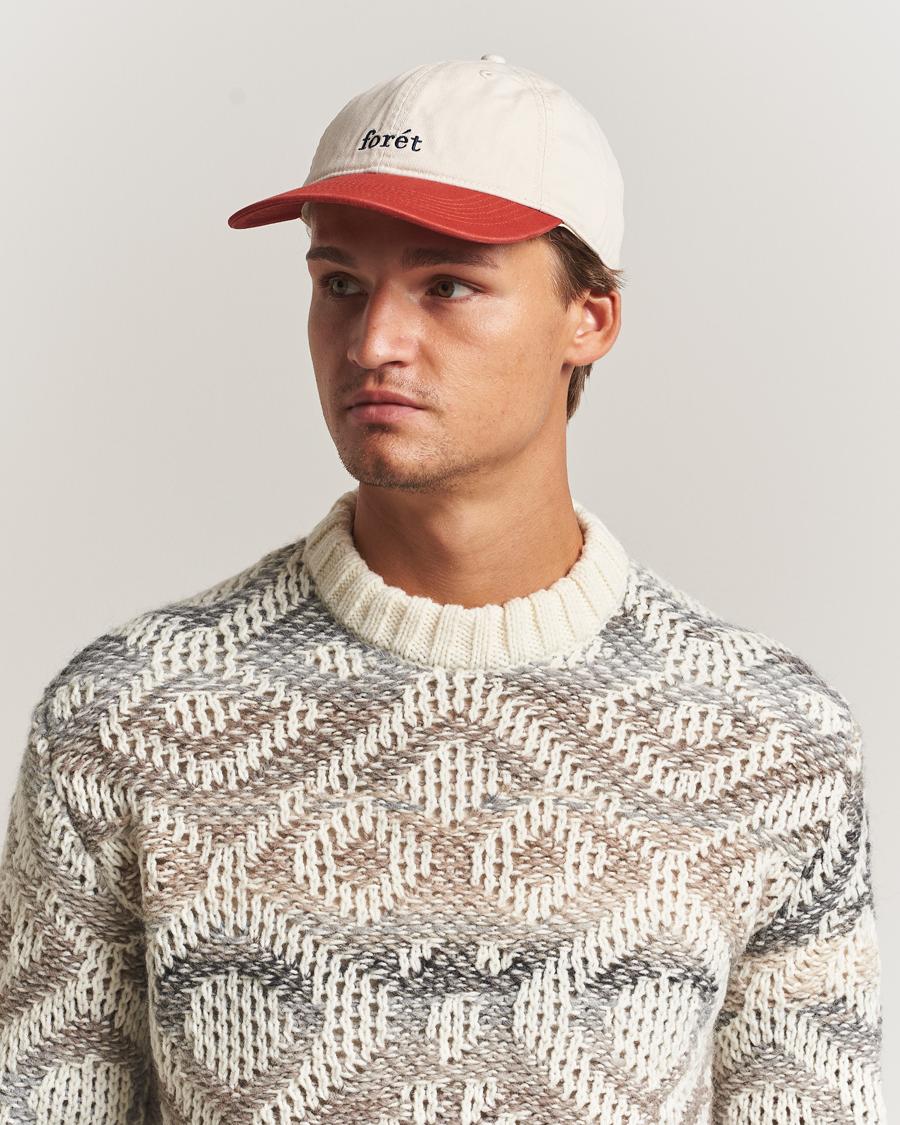 Herre | Hatter og capser | Forét | Hawk Washed 2-Tone Cap Cloud/Red